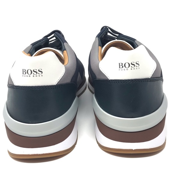 NIB Hugo Boss Blue Sneakers - Picture 4 of 8